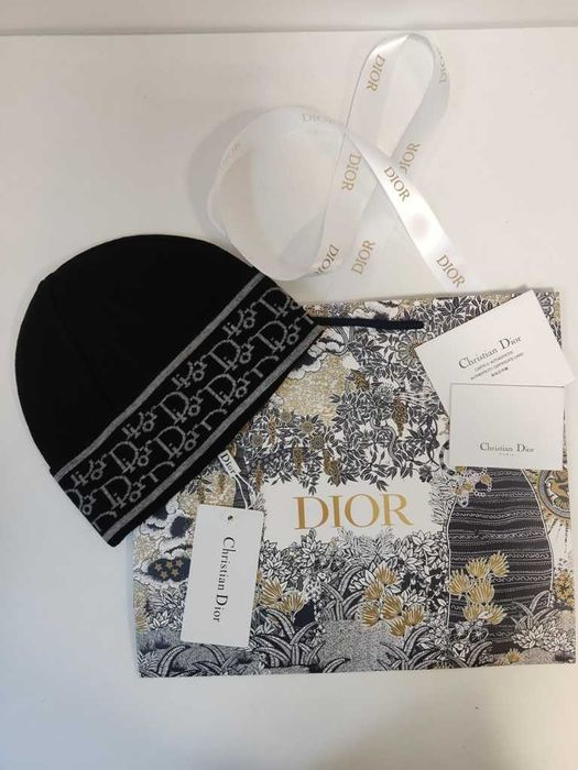 Dior Męska damska ciepła zimowa czapka, Francja