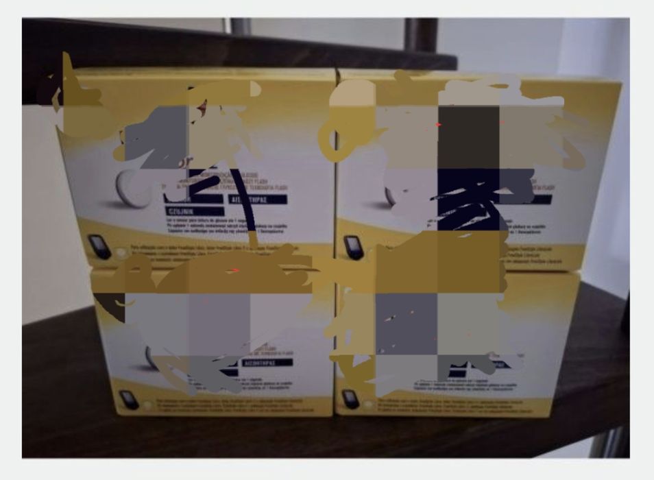 Sensory do pomiaru glukozy 4 sztuki.