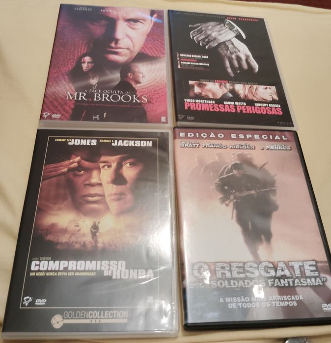 DVDs de Vários Filmes Usados