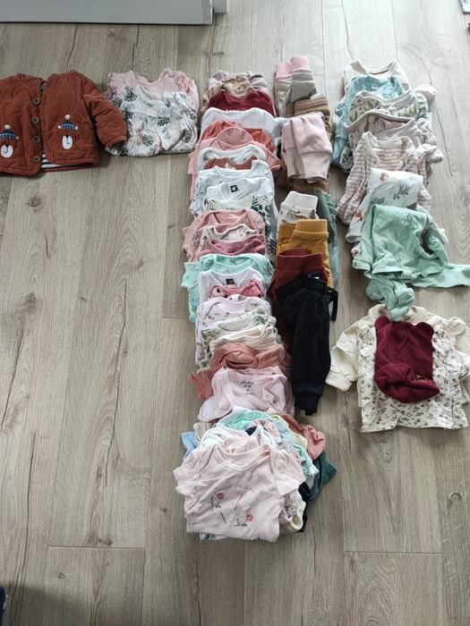 Zestaw ubranek rozm. 56 dla dziewczynki