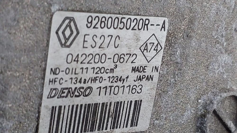 Compressor AC RENAULT Zoe (BFM_)