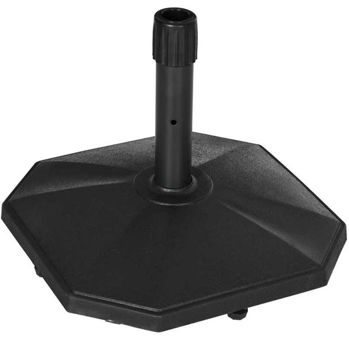 Base para Chapéu de Sol 18 kg de Cimento - Preto