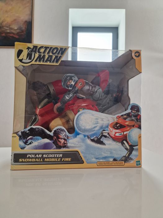 Action Man Polar Scooter anos 90 selado