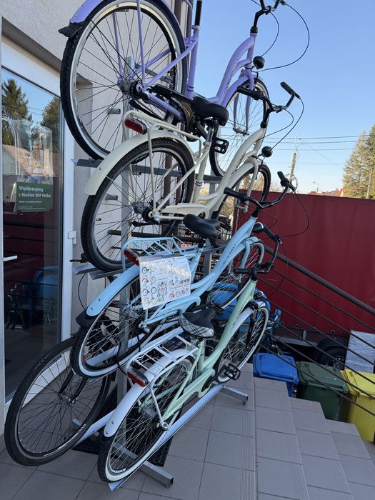 Stojak na rower ekspozytor rowerowy 8 rowerów