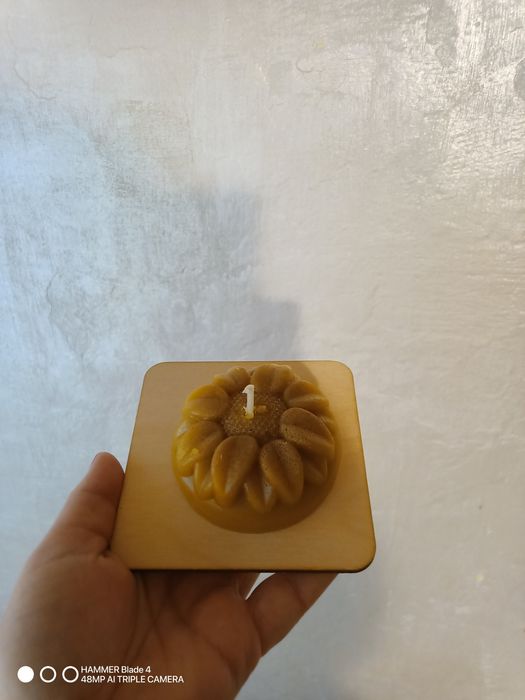 Świeczki z wosku pszczelego