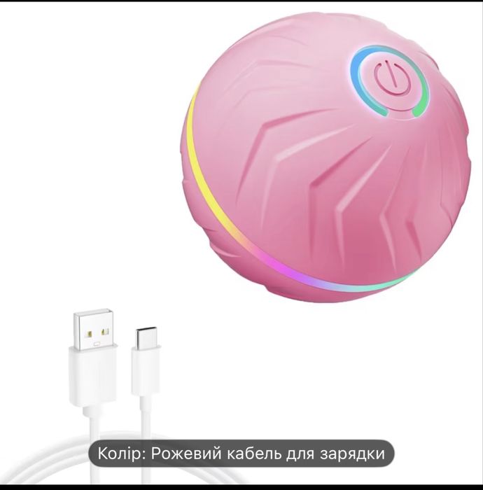 Автоматичний інтерактичний мʼяч мʼячик для собак іграшка