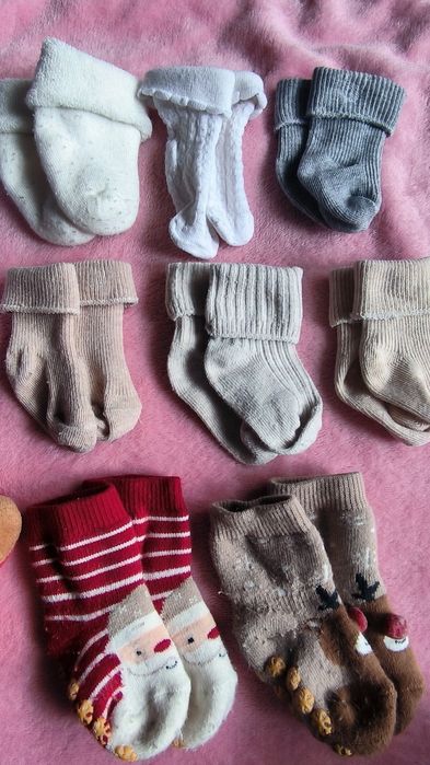 Skarpetki niemowlęce rozm 0-3 miesiące