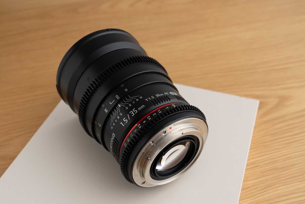 Obiektyw Samyang 35mm T1.5 VDSLR Canon EF