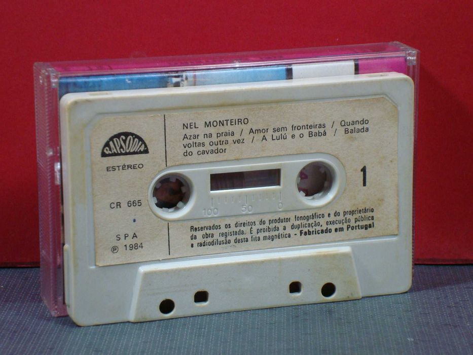 Nel Monteiro - Azar Na Praia / Cassete / VG Plus