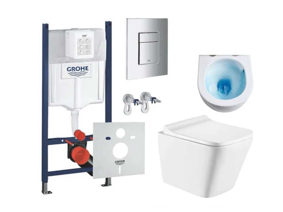 Комплект Інсталяція Grohe Rapid SL з унітазом KоllerPool Trend Tornado