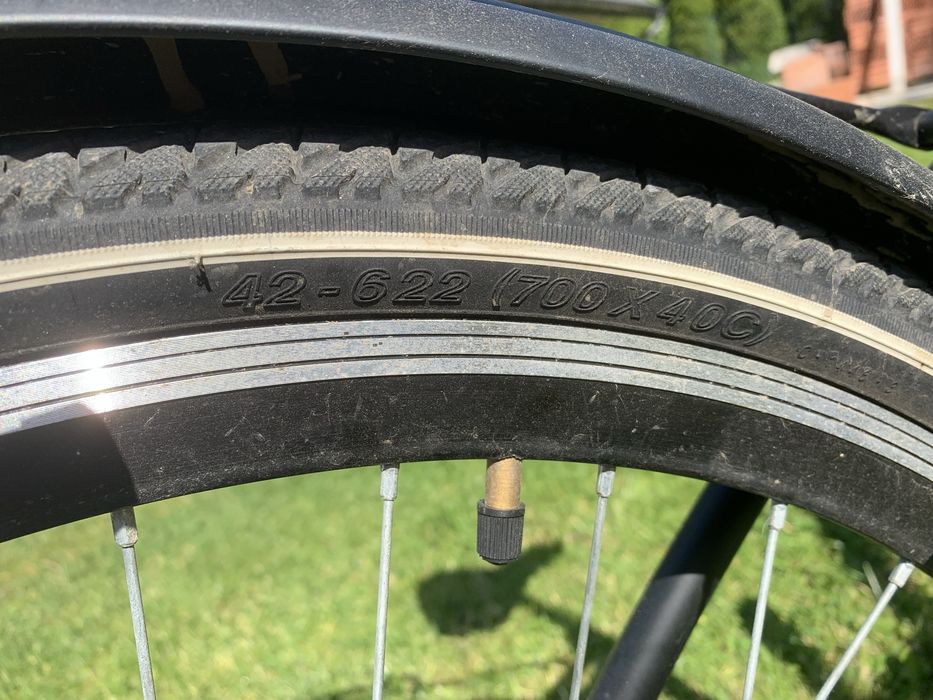 Rower miejski Kands czarny mat 28”