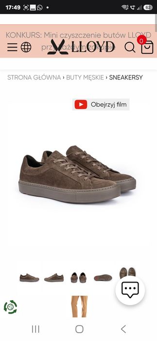 Buty Sneakersy Lloyd meskie