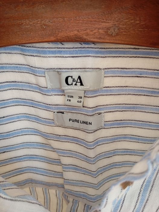 Camisa linho XL 40