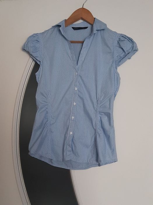 Koszula w paski Zara rozm.S 75% bawełna