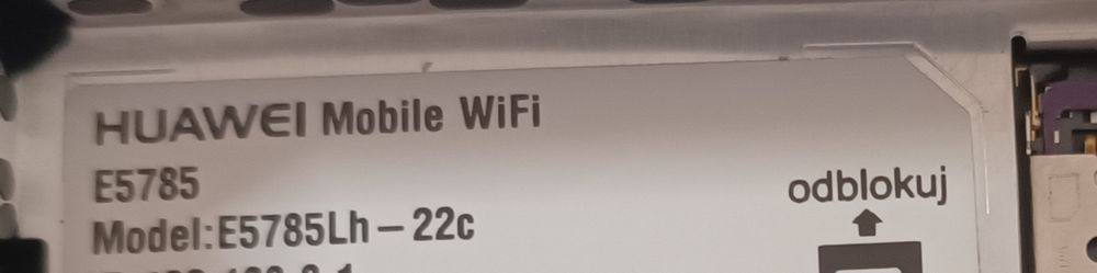 Router wifi Huawei E5785