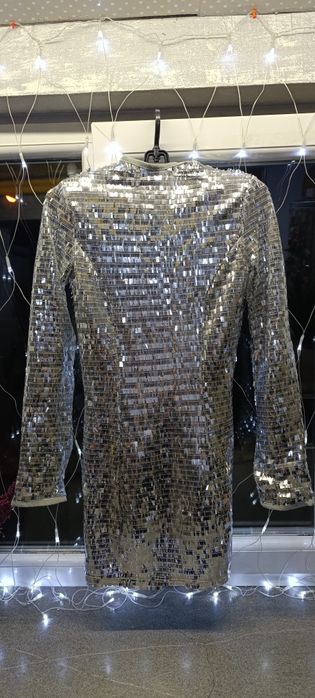 Платье со стразами