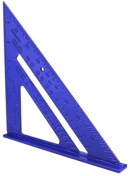 Kątownik STOLARSKI CIESIELSKI aluminiowy WINKIEL Warsztat STOPKA 180mm