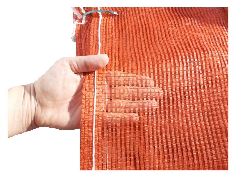 MOCNE WORKI na drewno ziemniaki AŻUROWE 50kg 60x110 60x120 drewno ścinki korę LENO MESH  SIATKOWE drejowe