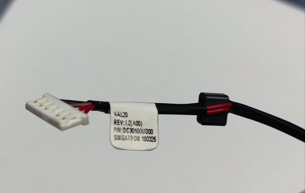 Разъём питания с кабелем для ноутбука dell