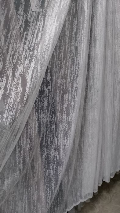 Гардина мрамор жакард