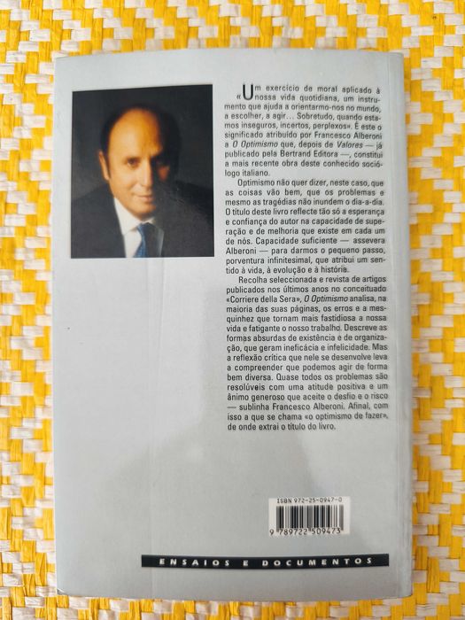 O OPTIMISMO
Francesco Alberoni