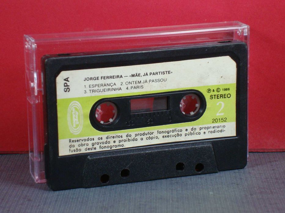 Jorge Ferreira - Mãe, Já Partiste / Cassete / VGPlus