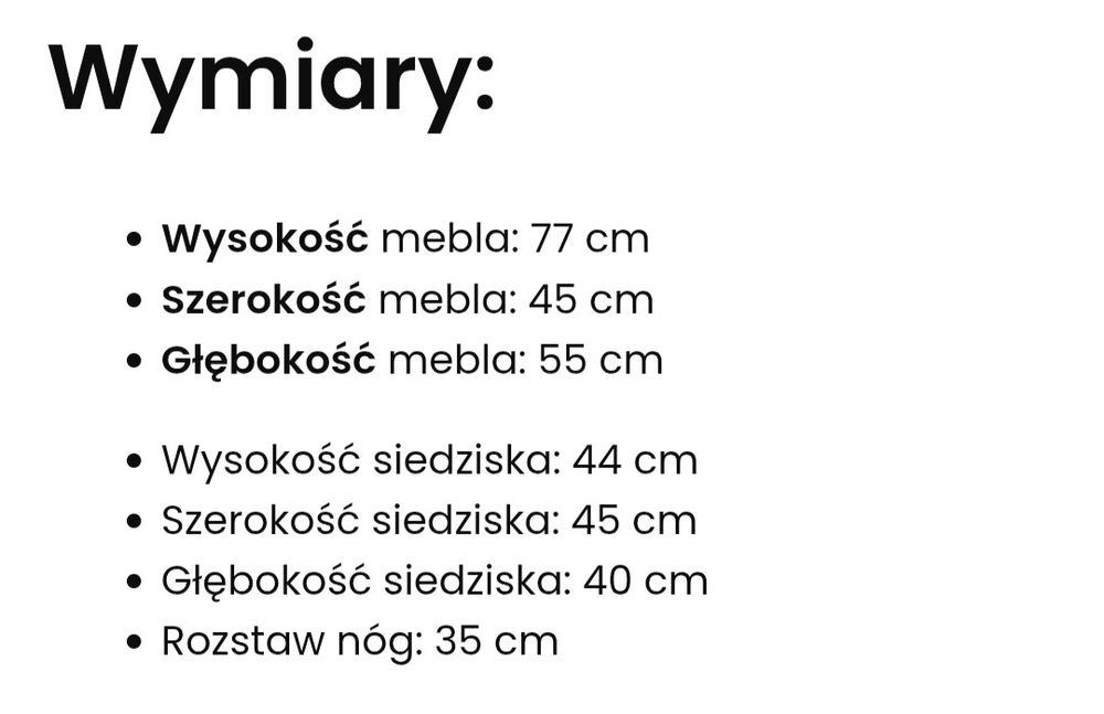 Sprzedam krzesła firmy Davis