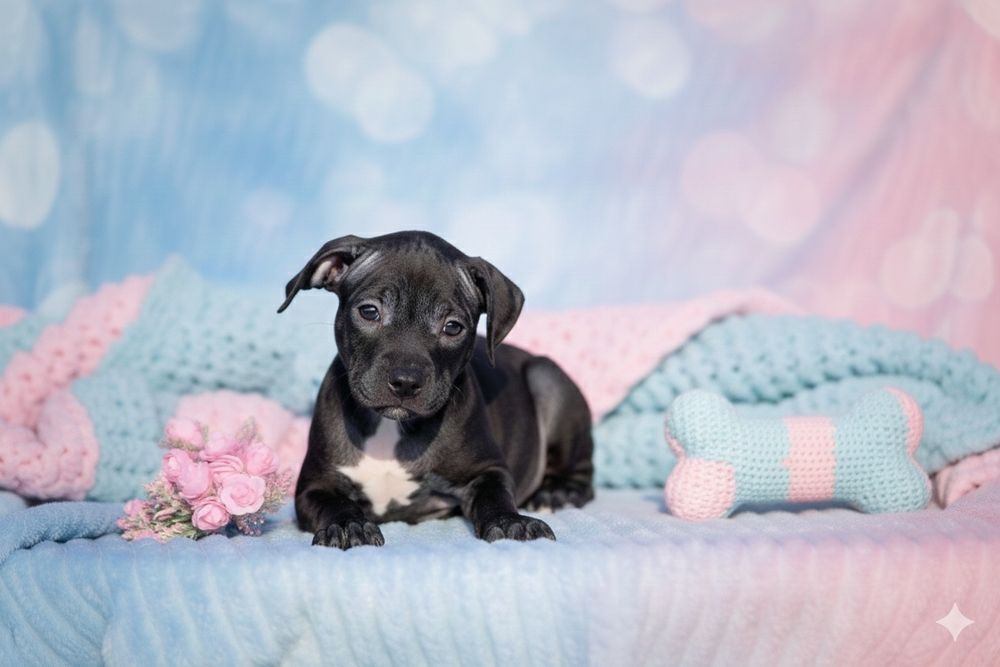 Цуценята Американського Пітбультер'єра.