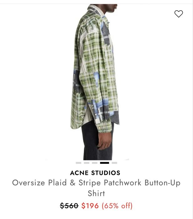 Acne studios рубашка