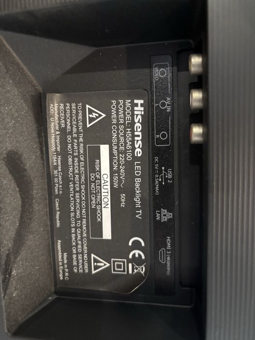 Smart TV Hisense H55A6100 de 55 polegadas
