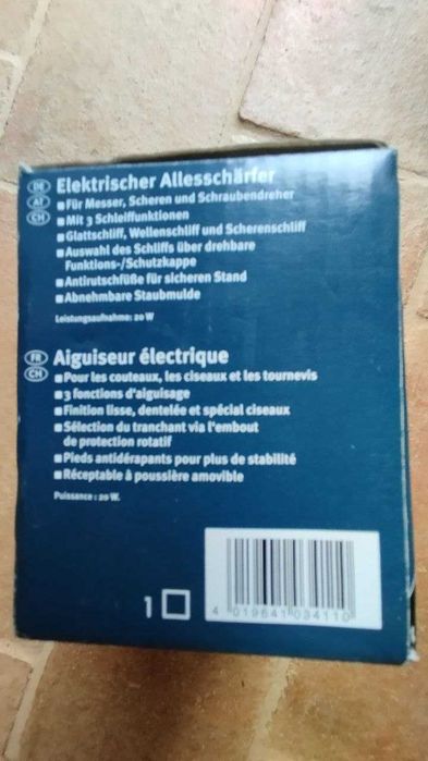 Afiador Elétrico SilverCrest (Novo)