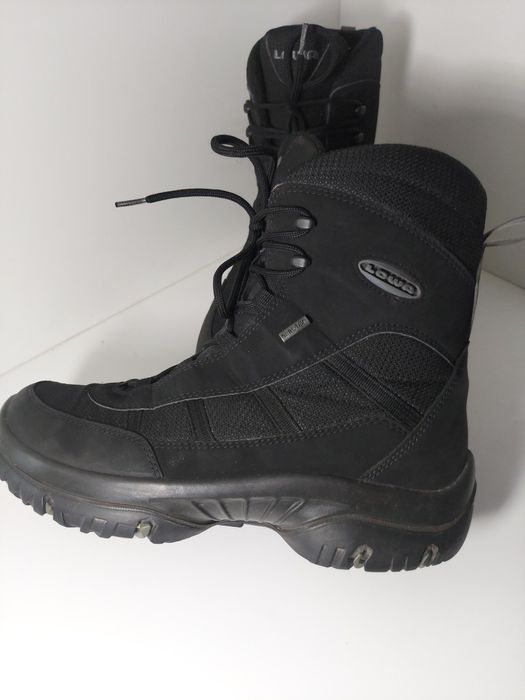 мужские зимние трекинговые ботинки берцы lowa trident gore tex