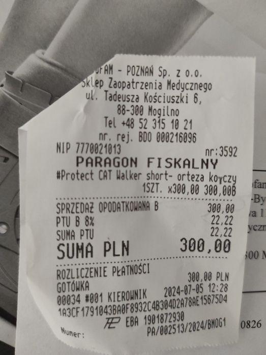 But ortopedyczny orteza