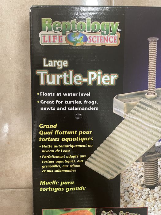 Plataforma para aquário tartarugas