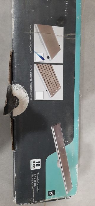 Calha de duche ao nivel do pavimento