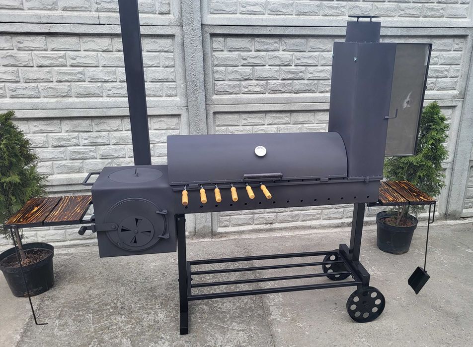 ОТ ЗАВОДА! 4мм! Мангал Коптильня Смокер Буржуйка печь Под Казан