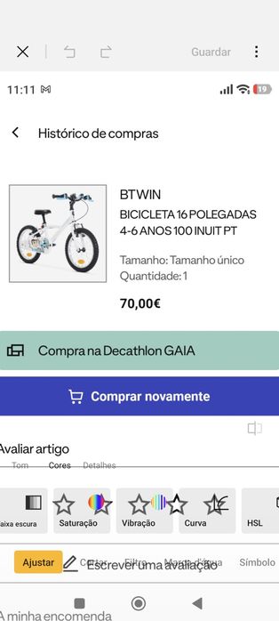 Bicicleta criança