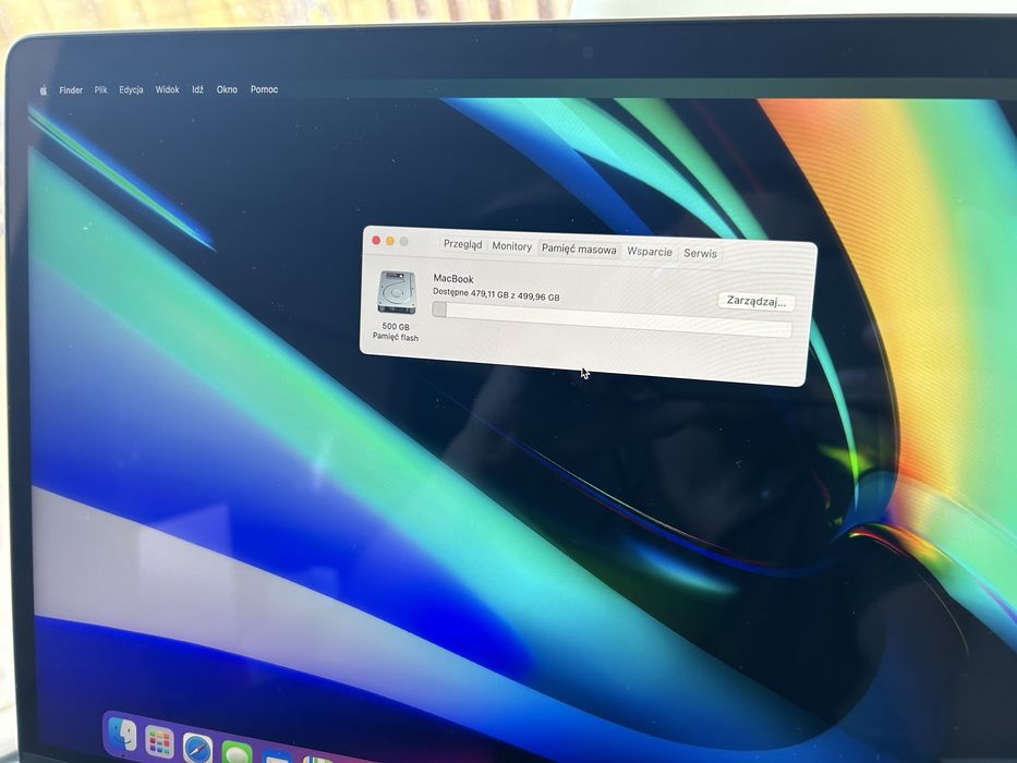 Apple MacBook Pro 15 i7 16GB 512 SSD IDEALNY!Bat. 6 cykli