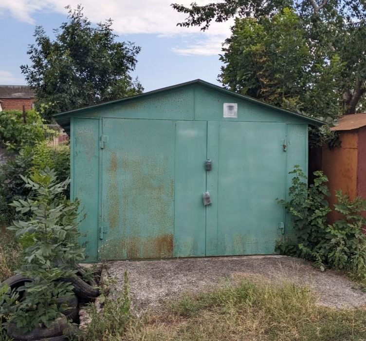 Металевий гараж з ямою.  Кооператив "Граніт" 4х6м (13 лінія, Дубки)