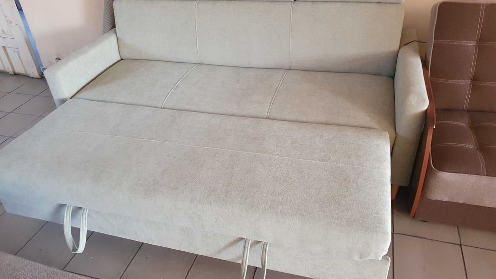 Sofa z funkcją spania.