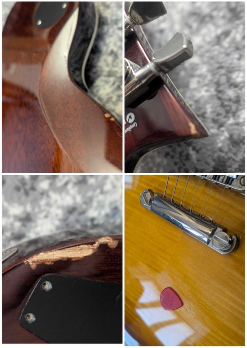 ESP LTD EC-1000 Deluxe - Amber Sunburst