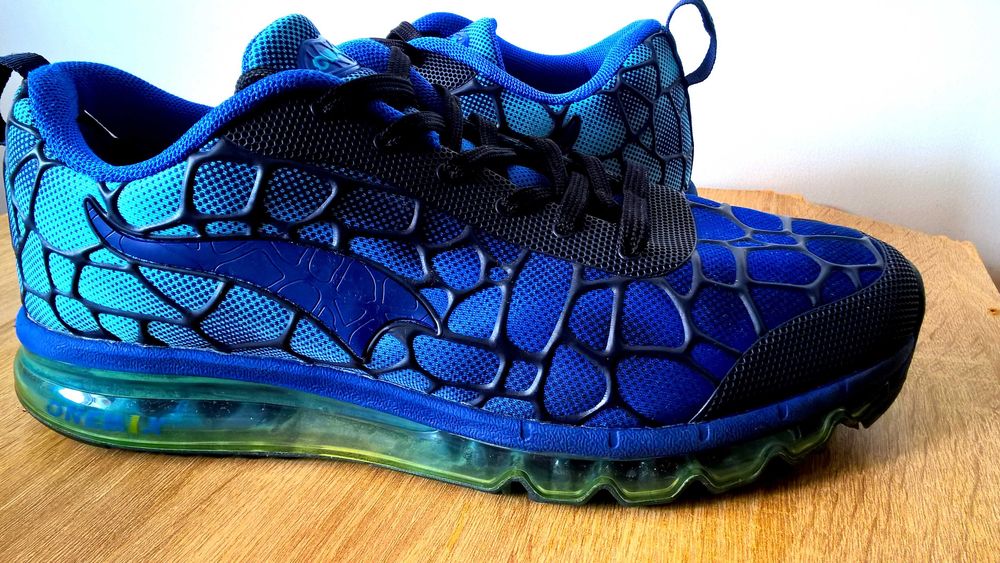 ONEMIX snekersy chrabowy niebieski poduszka AIR MAX