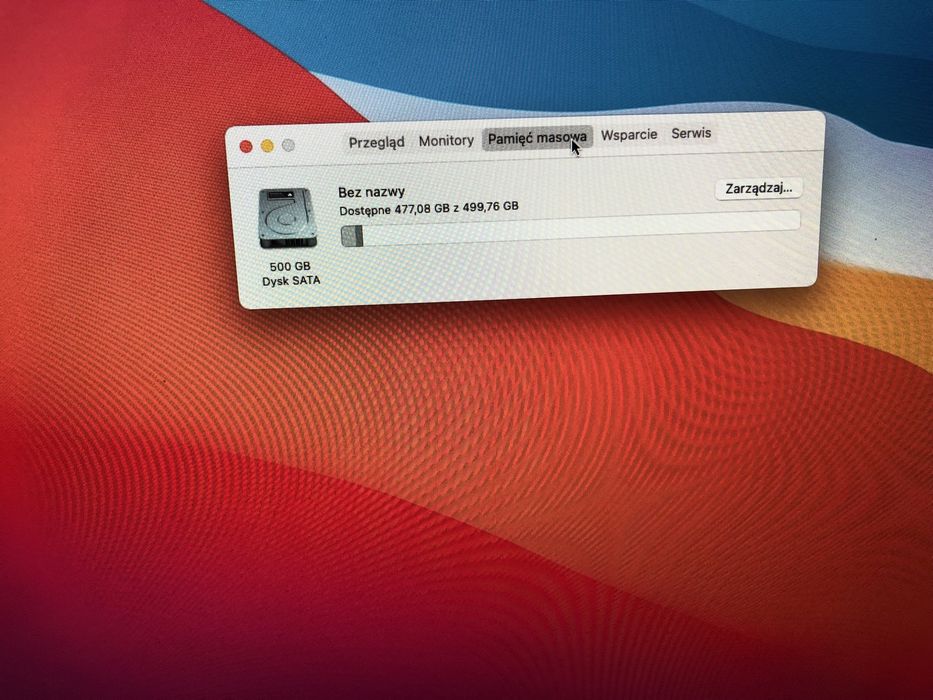 iMac 21,5 cali 2015 1.4 i5 8 GB 500 GB