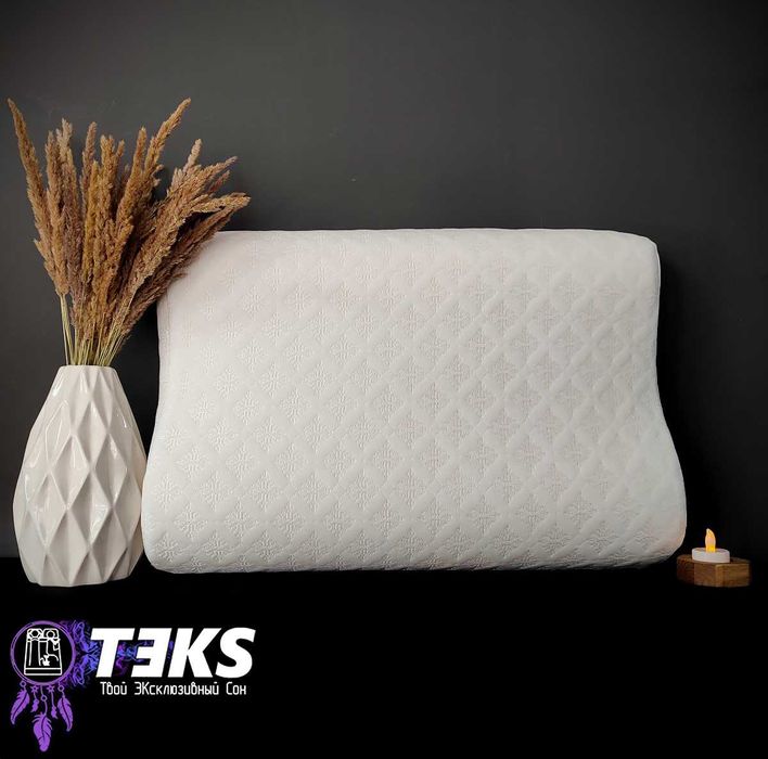 Подушка ОРТОПЕДИЧЕСКАЯ MEMORY мемори латексная анатомическая с памятью