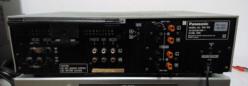 Panasonic SG-60 HI-FI Cassette Deck / Receiver / Japan