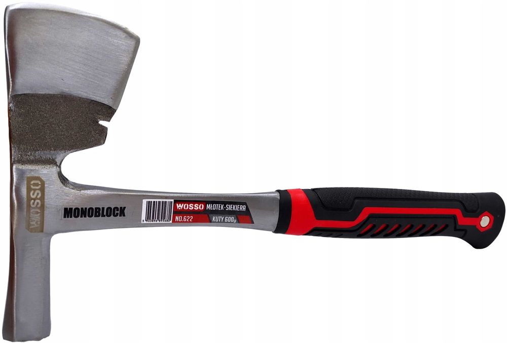 Siekiera Młotek 2w1 Kuty Hartowany MONOBLOCK Siekiero-Młot Siekierka