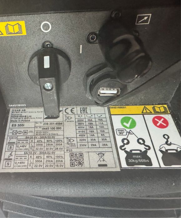 ESAB ES 300i Spawarka. Jak NOWA