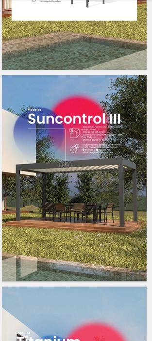 Oergolas  de aluminio