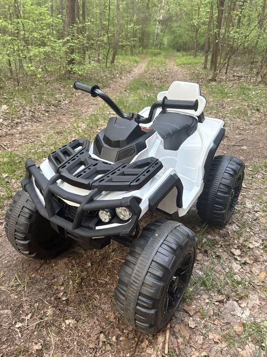 Quad ATV Biały Na Akumulator Dla Dzieci
