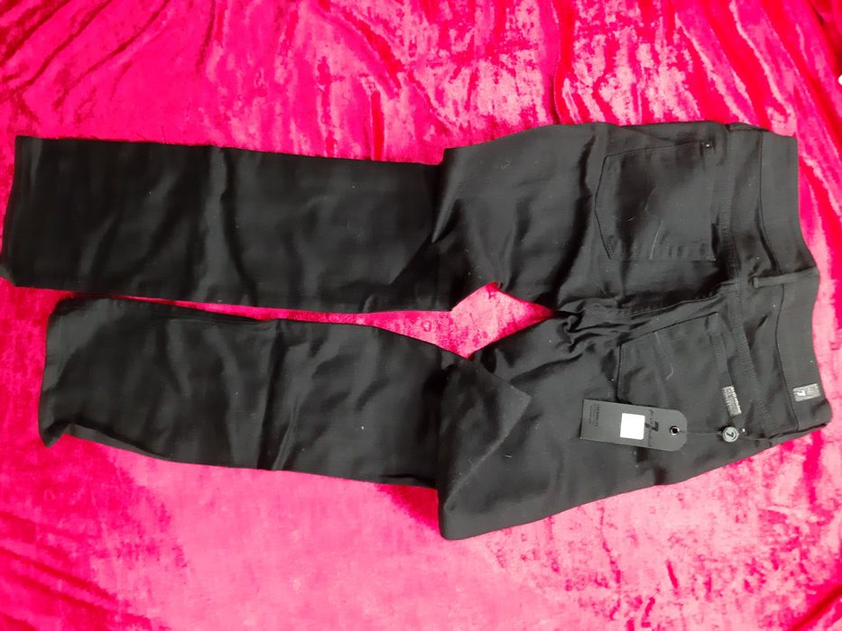 7 For All Mankind Spodnie jeans los Angeles czarne 34,36 piękne prezen